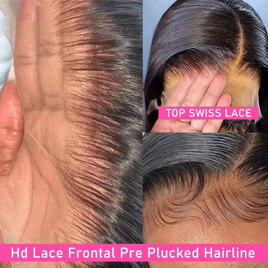 Body Wave 360 Full Lace Wig 100% Human Hair Lace Frontal Brazilian Hair for Women