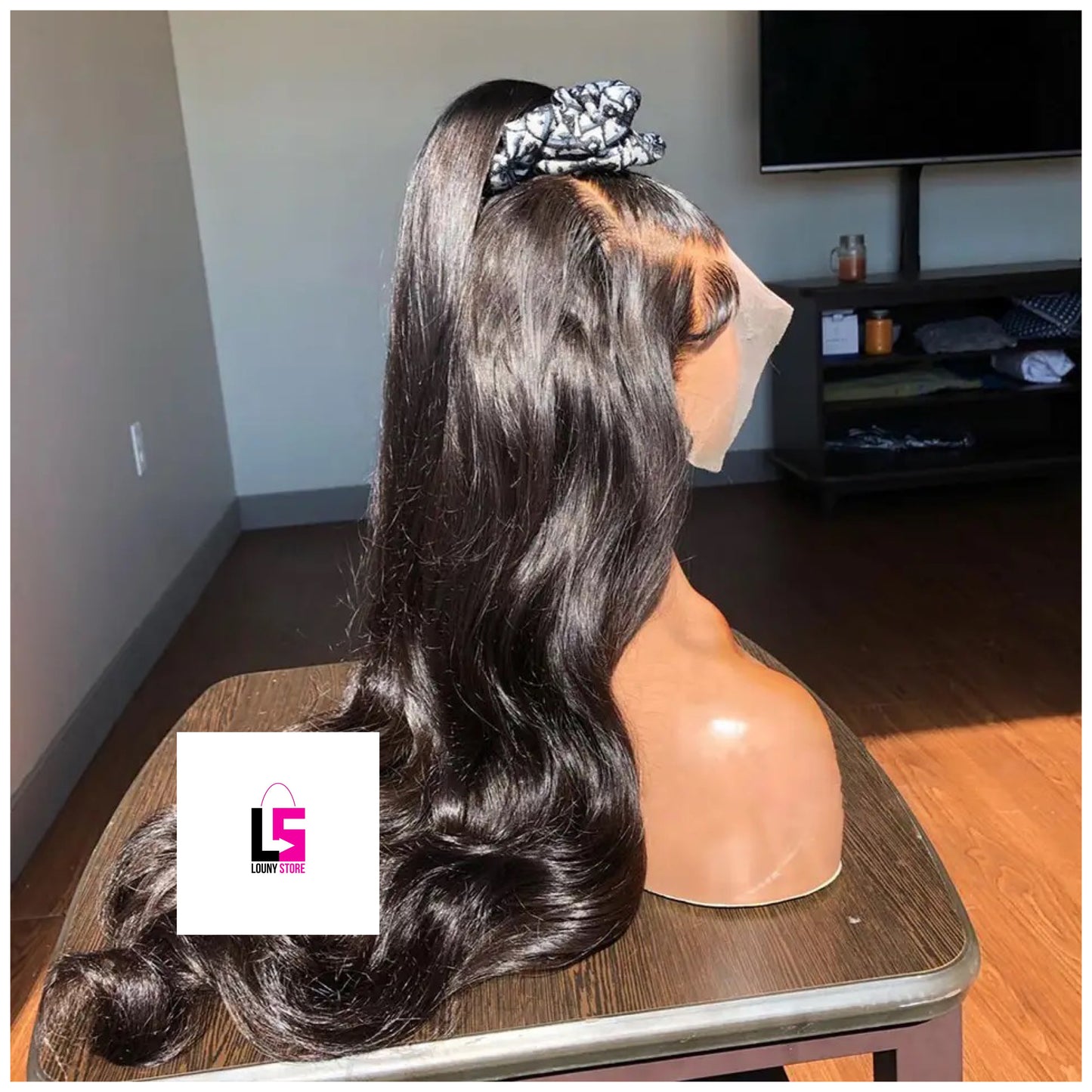 Louny Store HD Full Lace Human Hair Wig Body Wave 13x6 Lace Front Wig 13x4 360 HD Transparent Lace Frontal Wigs For Women