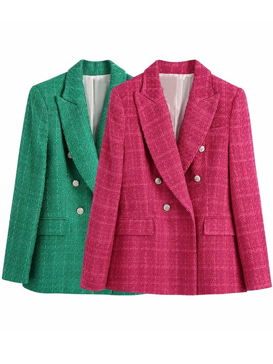 Blazer vintage Long sleeves female